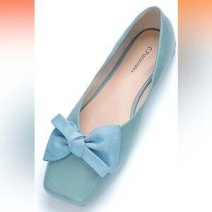 NEW  C. Paravana Bow Ballerina Flats. Size 41 US 9.5